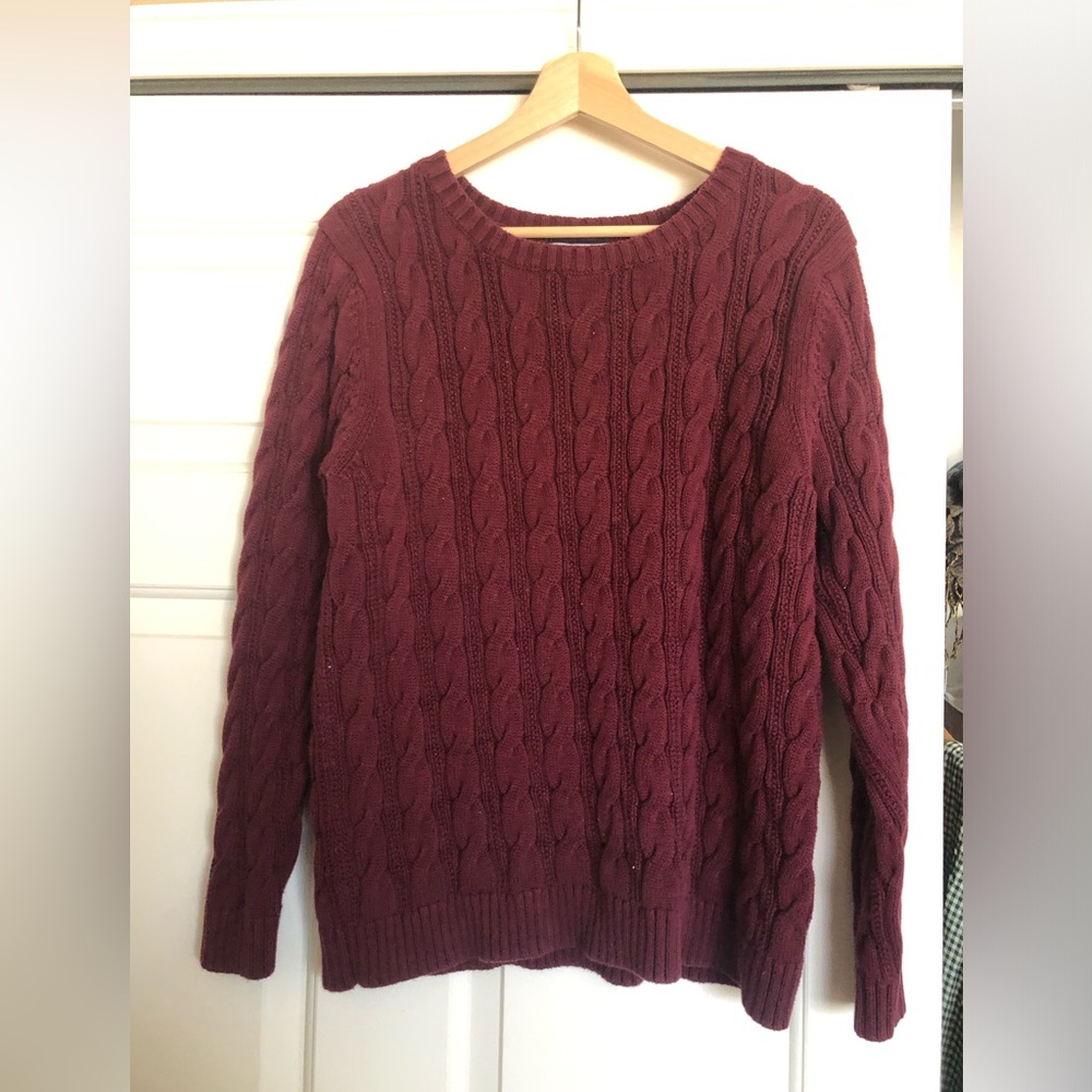 GAP Women’s XL Sweater Burgundy